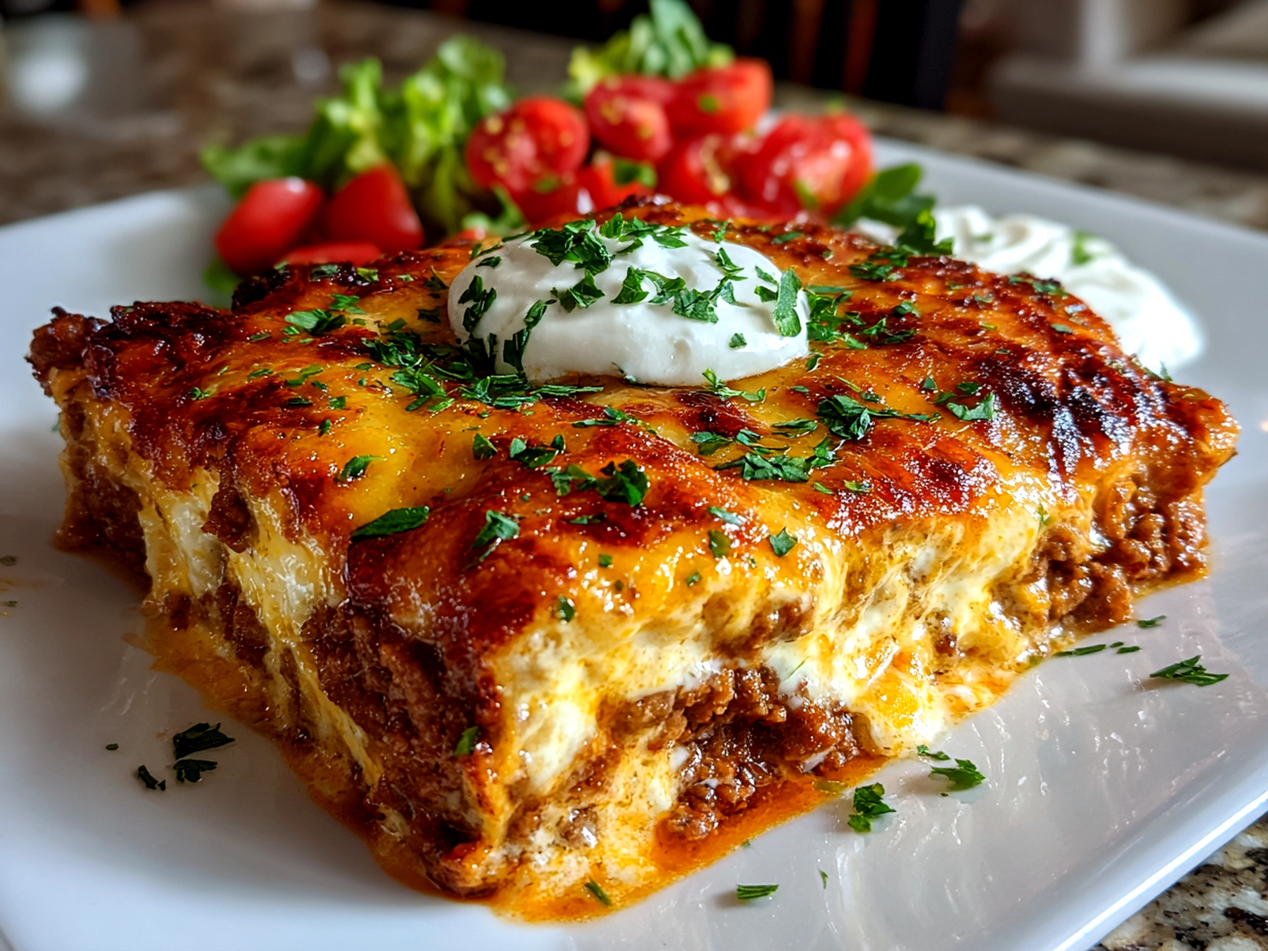 Comforting Homemade Ground Beef Enchiladas