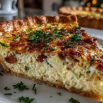 Delicious Slice of Christmas Morning Quiche