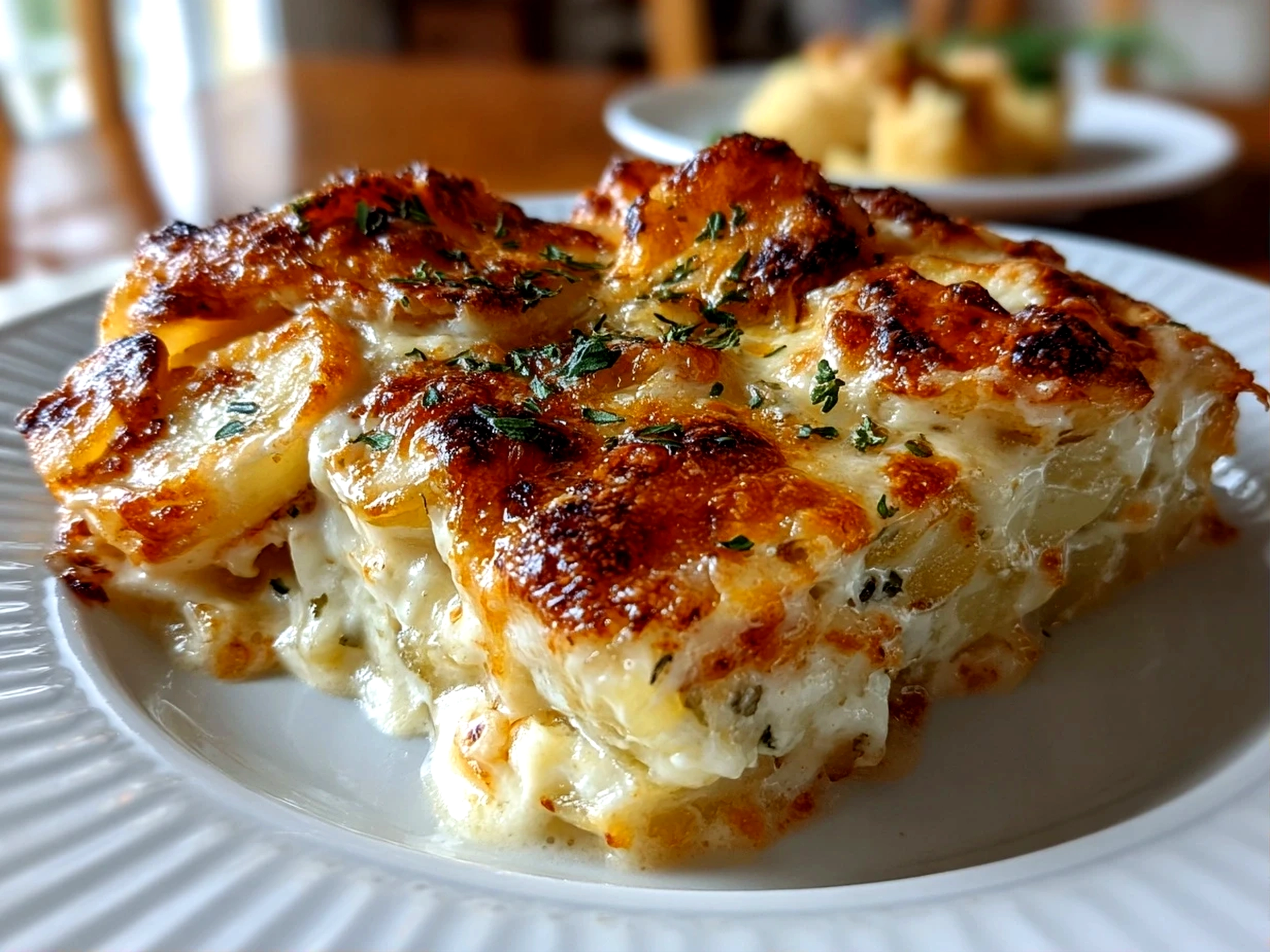 Freshly Baked Creamy Scalloped Potatoes