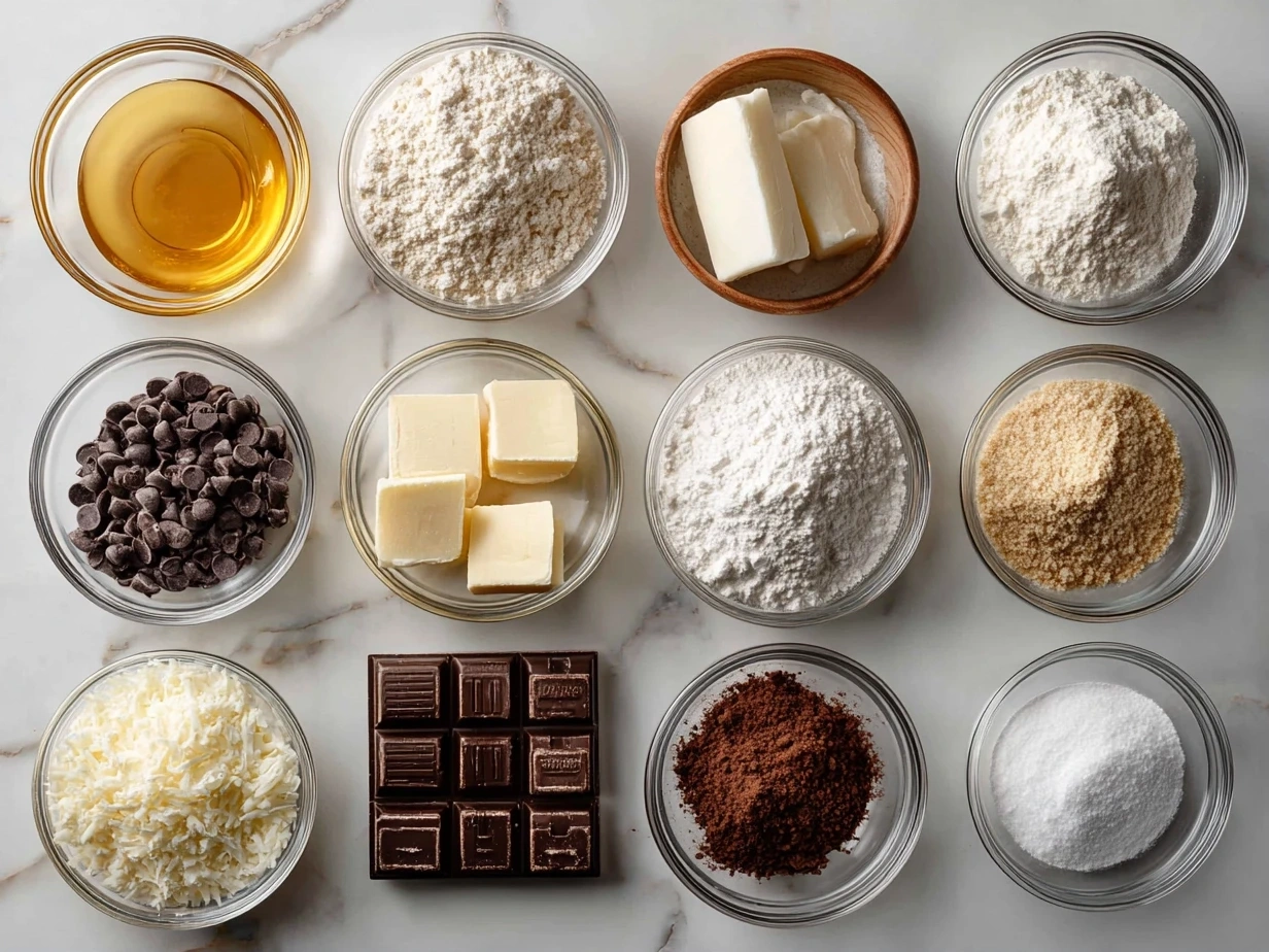 Heart-Shaped Chocolate Chip Cookies Ingredients