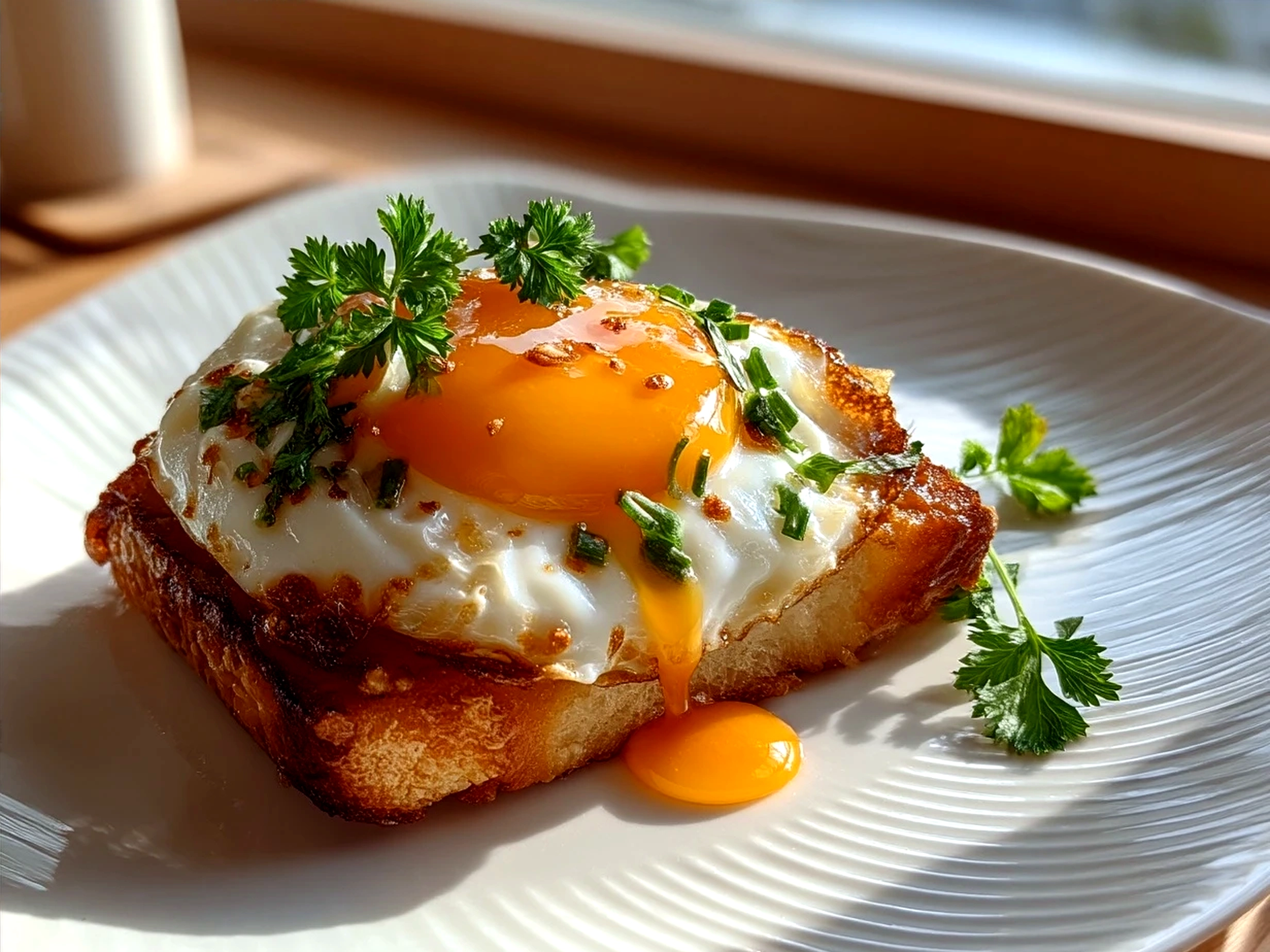 Japanese Egg Sandwich halves showing creamy egg filling in soft bread, served ready to eat