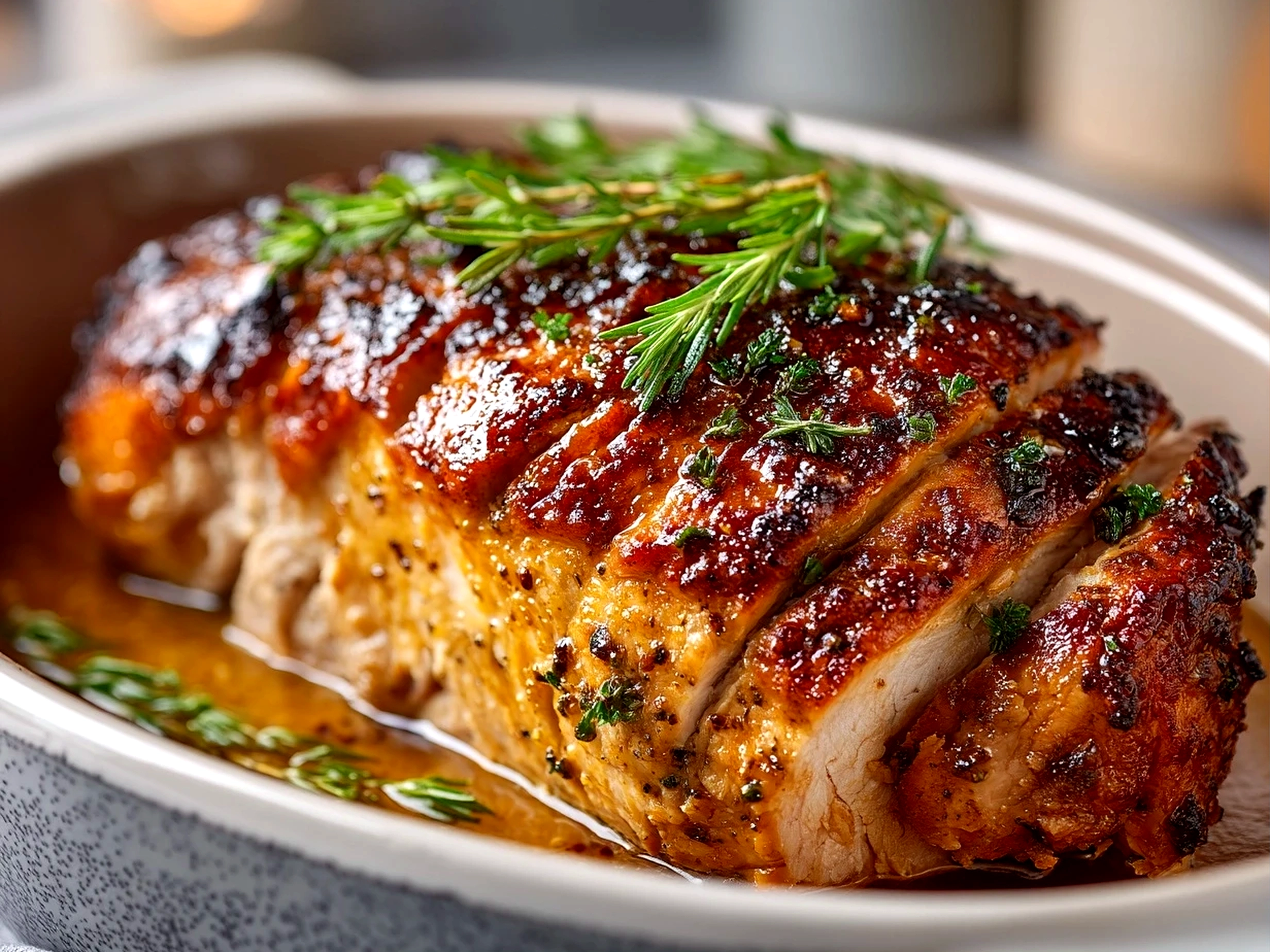 Slow cooked turkey breast in crock pot