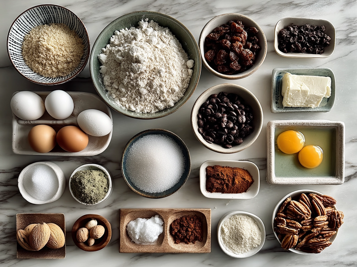 Ingredients for Basketball Sugar Cookies including flour, sugar, butter, egg, and food coloring