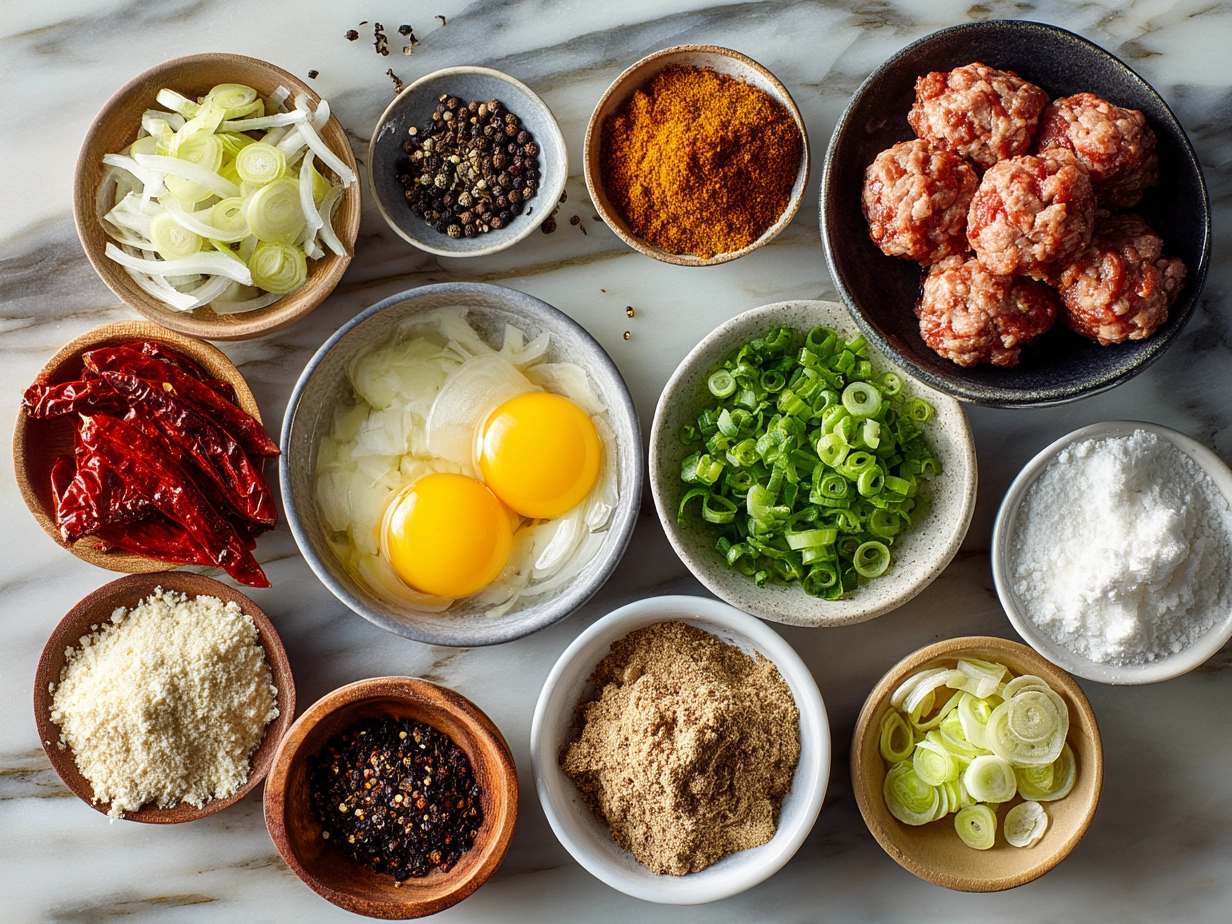 Ingredients for BBQ Sausage Bites including smoked sausage, barbecue sauce, honey, and spices