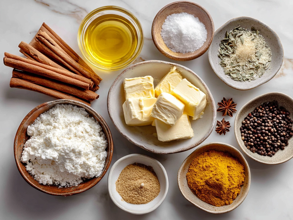 Ingredients for Butter Chicken Skillet carefully prepared for cooking