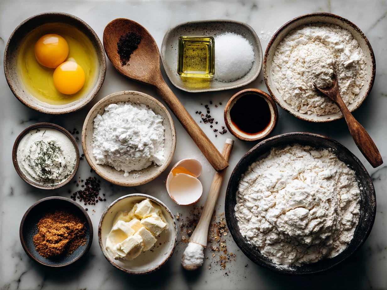 Ingredients for Gluten-Free Greek Yogurt Bagels