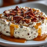 Homemade Buckeye Dip close-up