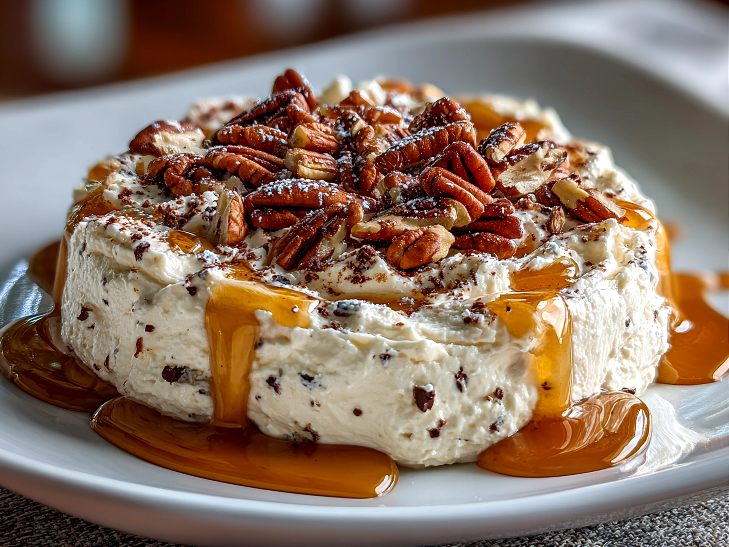 Homemade Buckeye Dip close-up