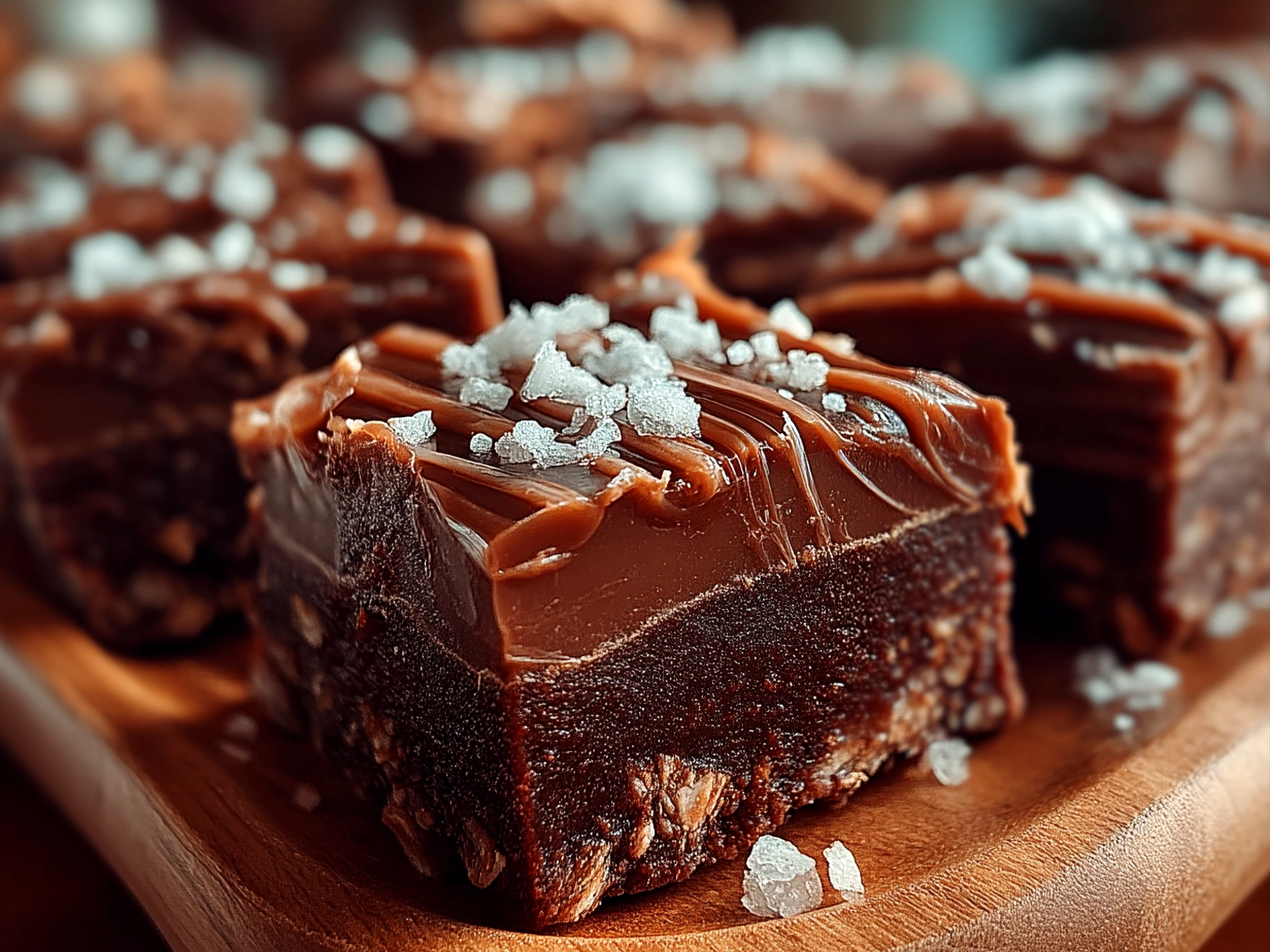 Close-up of finished No Fail Fudge