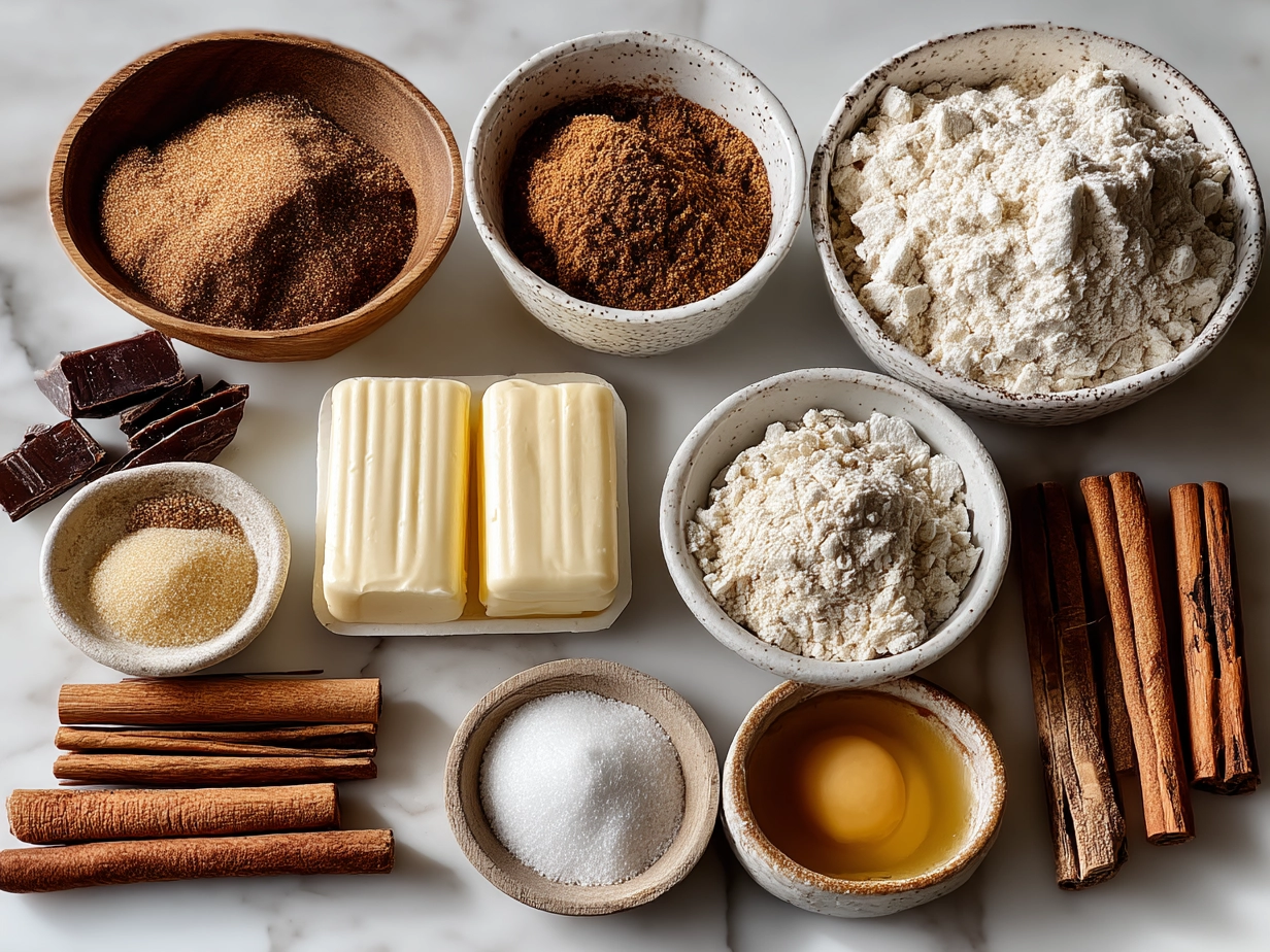 Ingredients for Cinnamon Sugar Bagel displayed on a kitchen counter