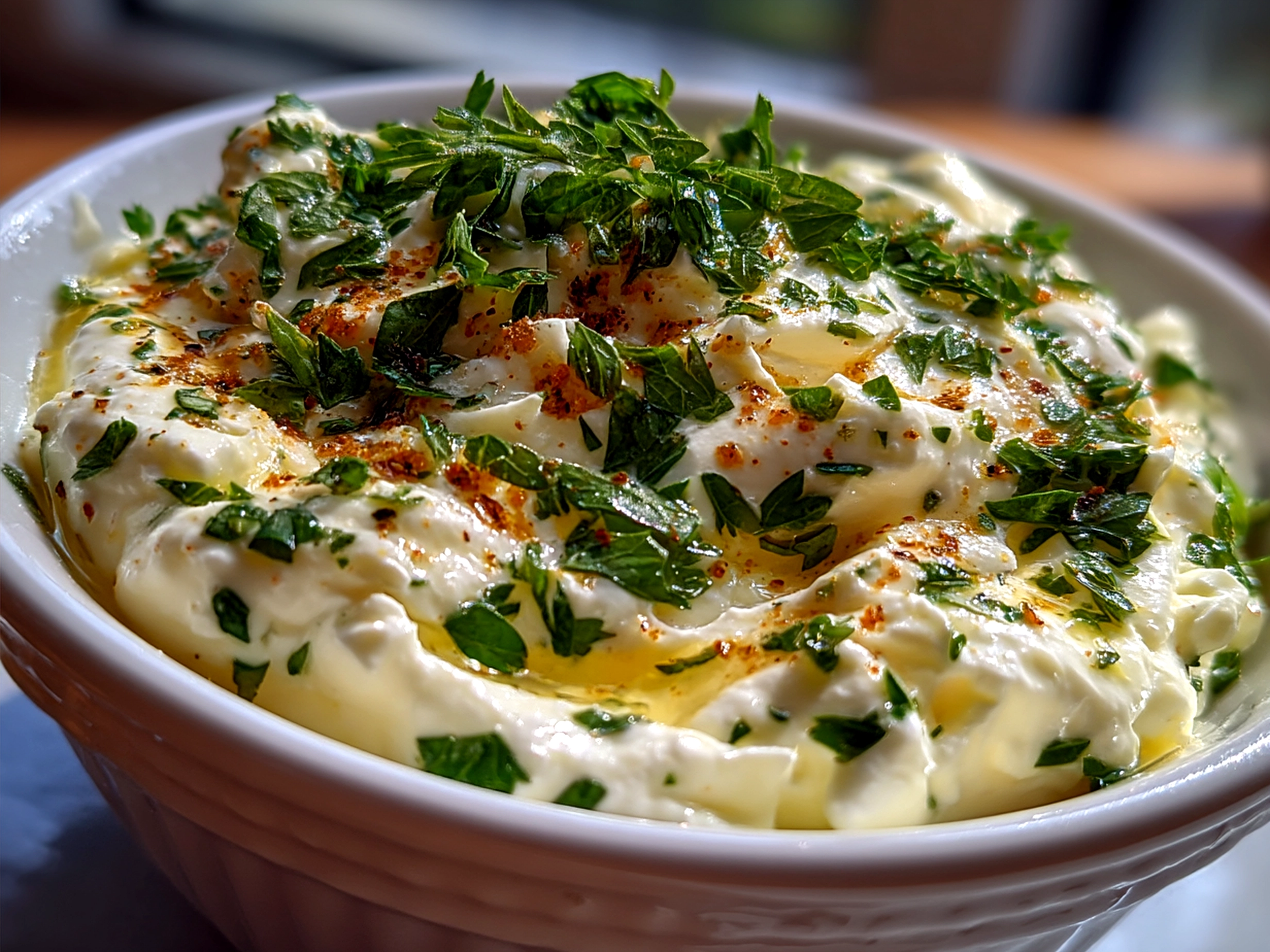 Serving Garlic Aioli Sauce as a dip and condiment