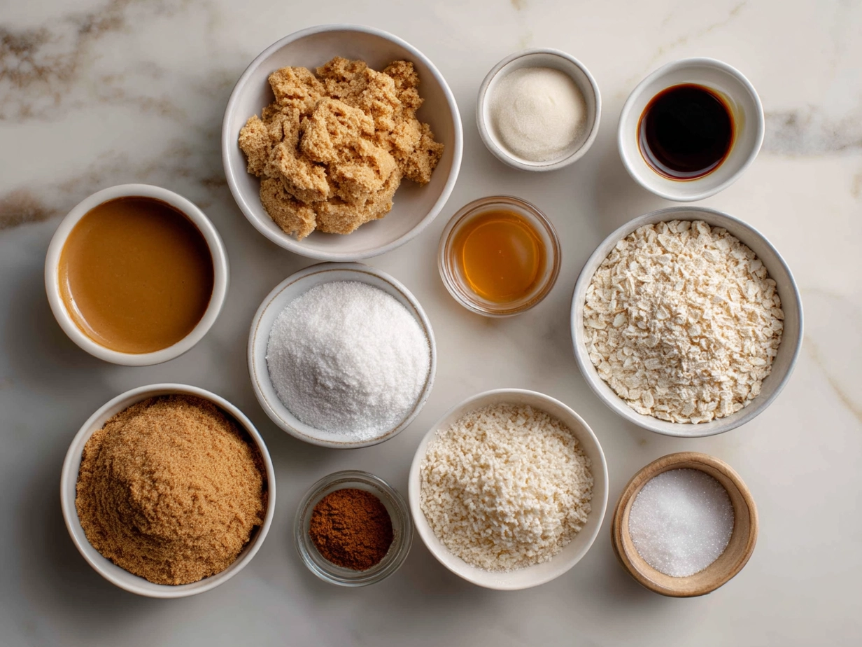 Ingredients for Peanut Butter Balls with Rice Krispies