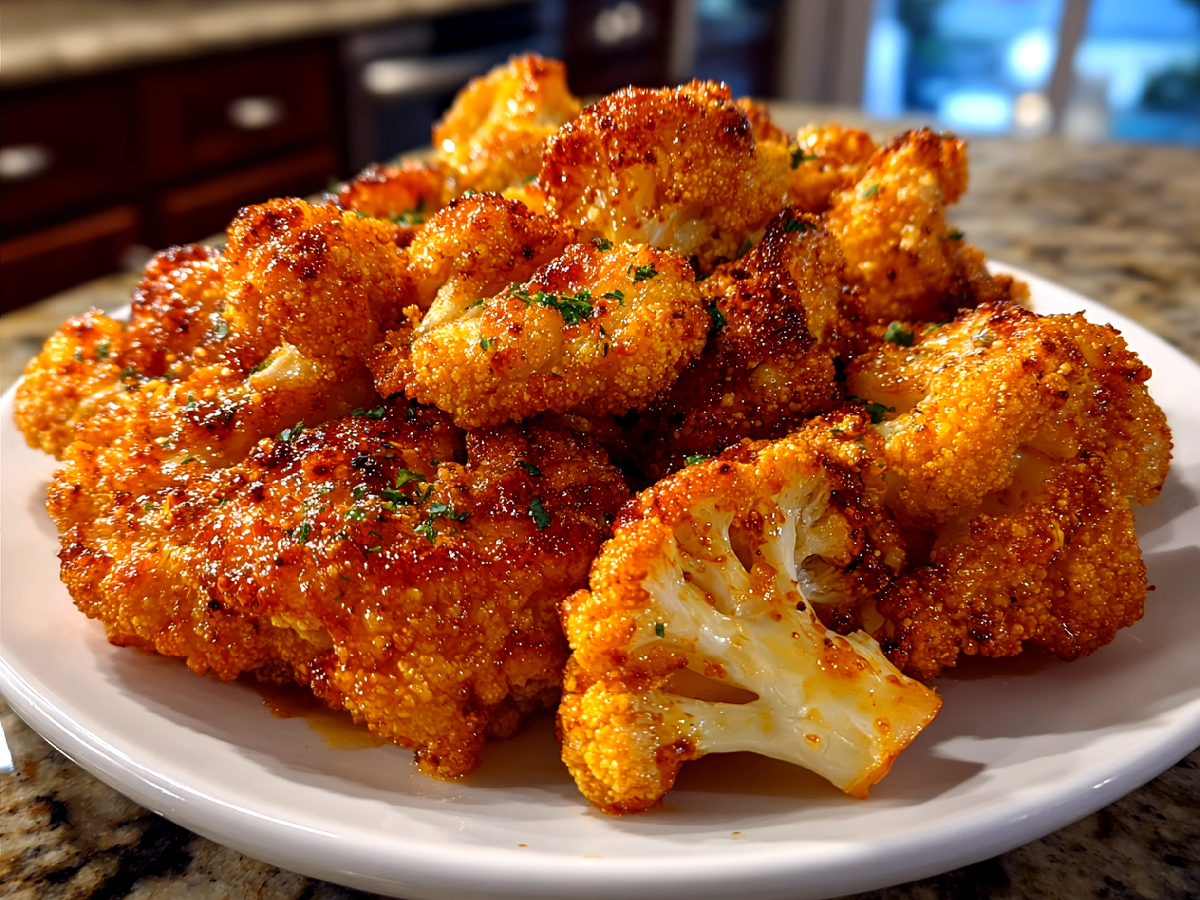 Air Fryer Buffalo Cauliflower
