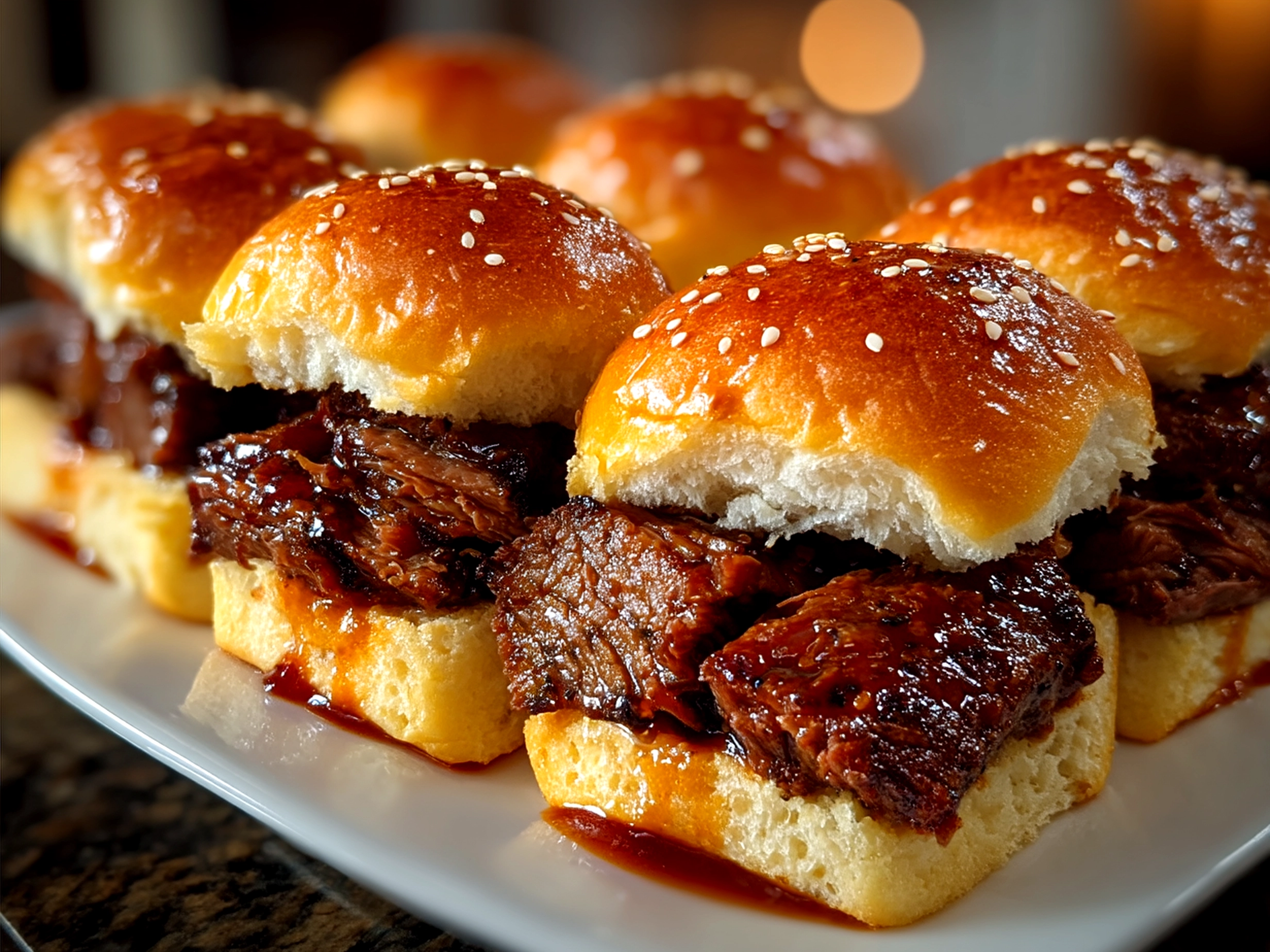 BBQ Beef Brisket Sliders