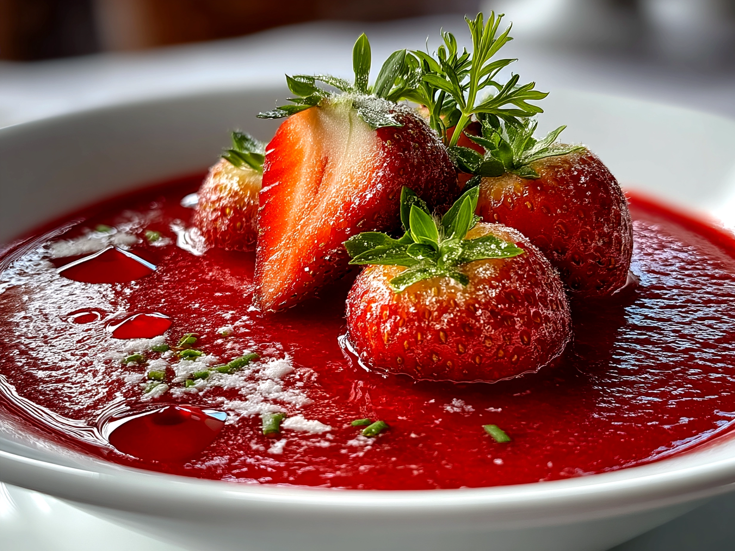 Chilled Strawberry Soup