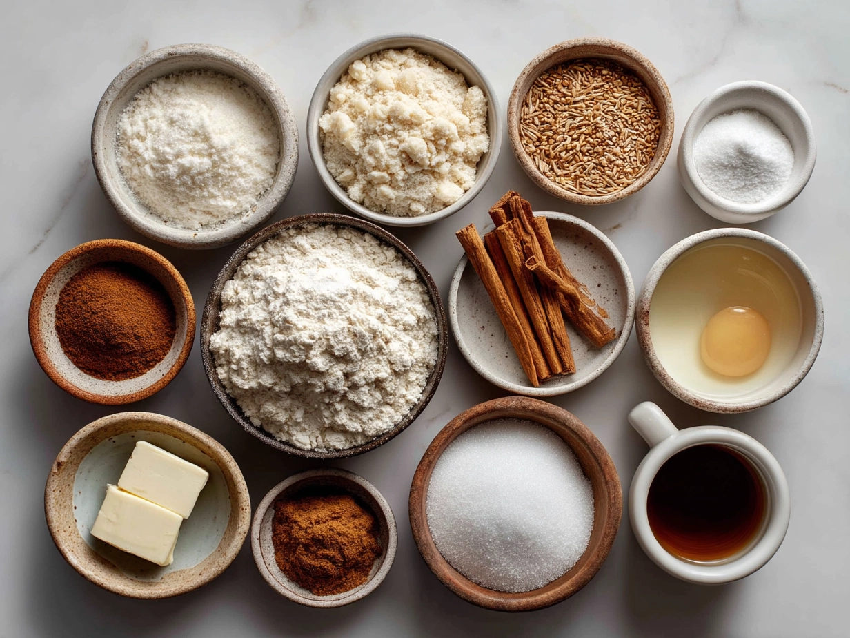 Ingredients for Cinco de Mayo Horchata Cookies