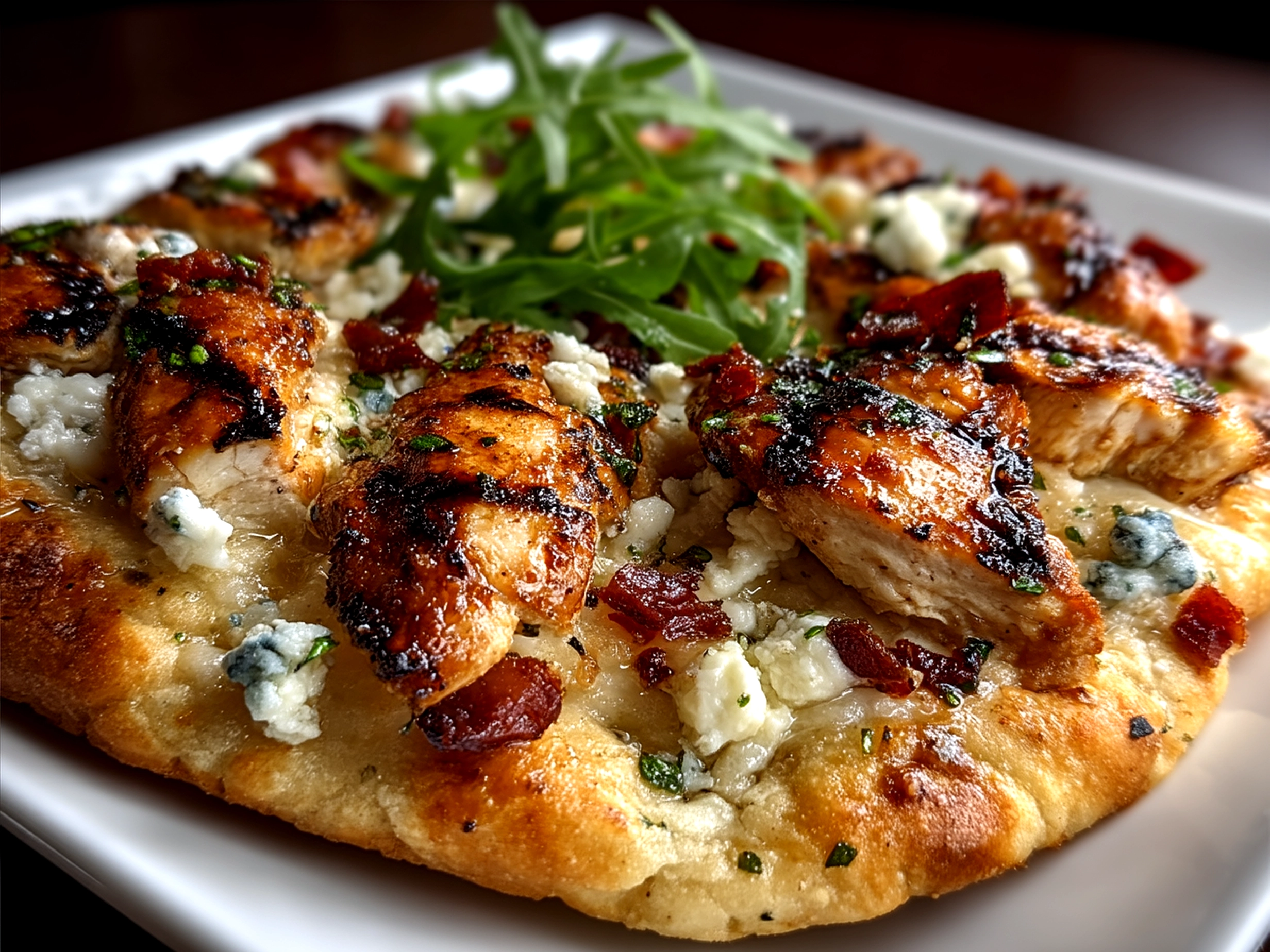 Grilled Chicken Flatbread