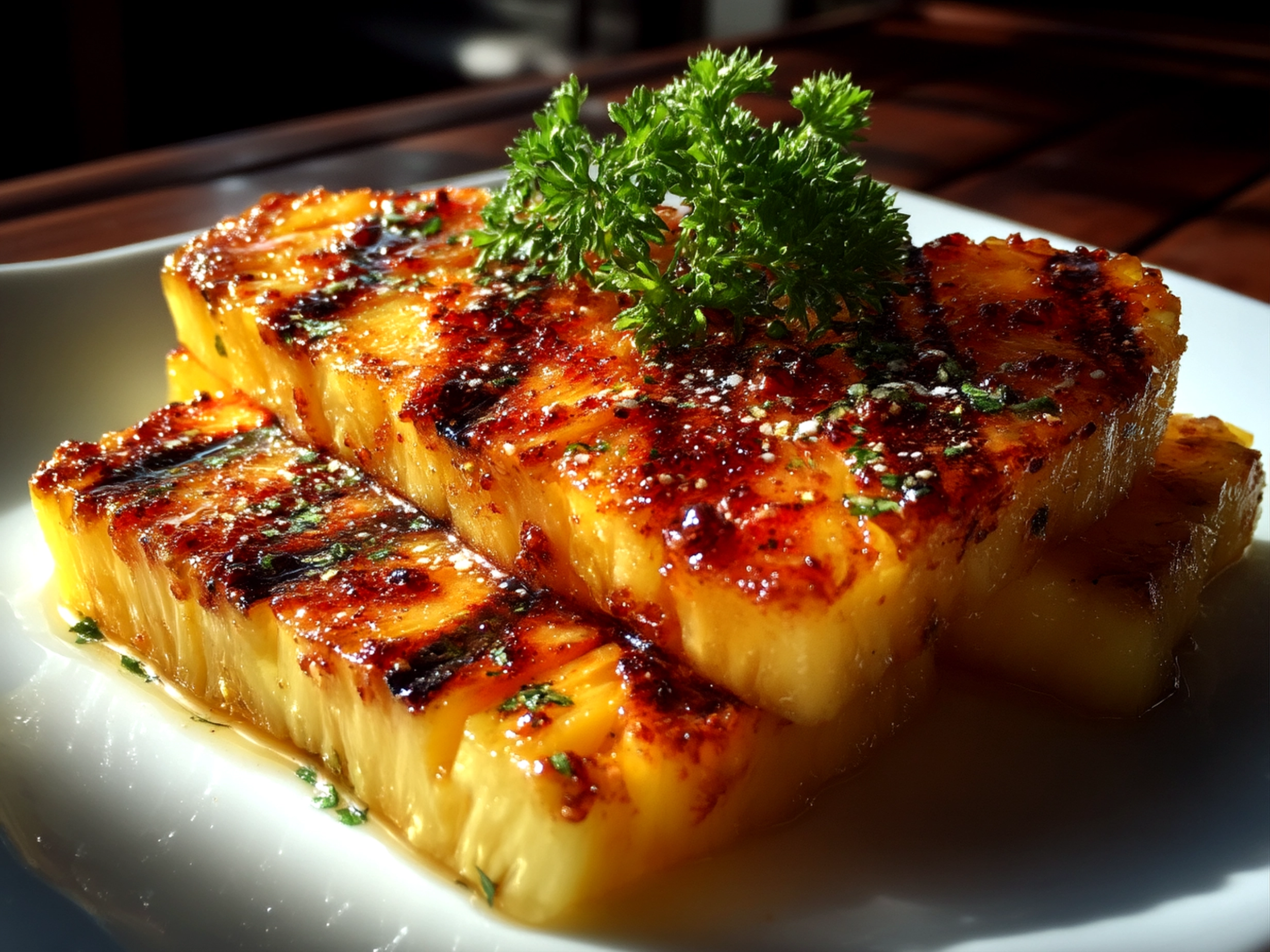Honey Grilled Pineapple