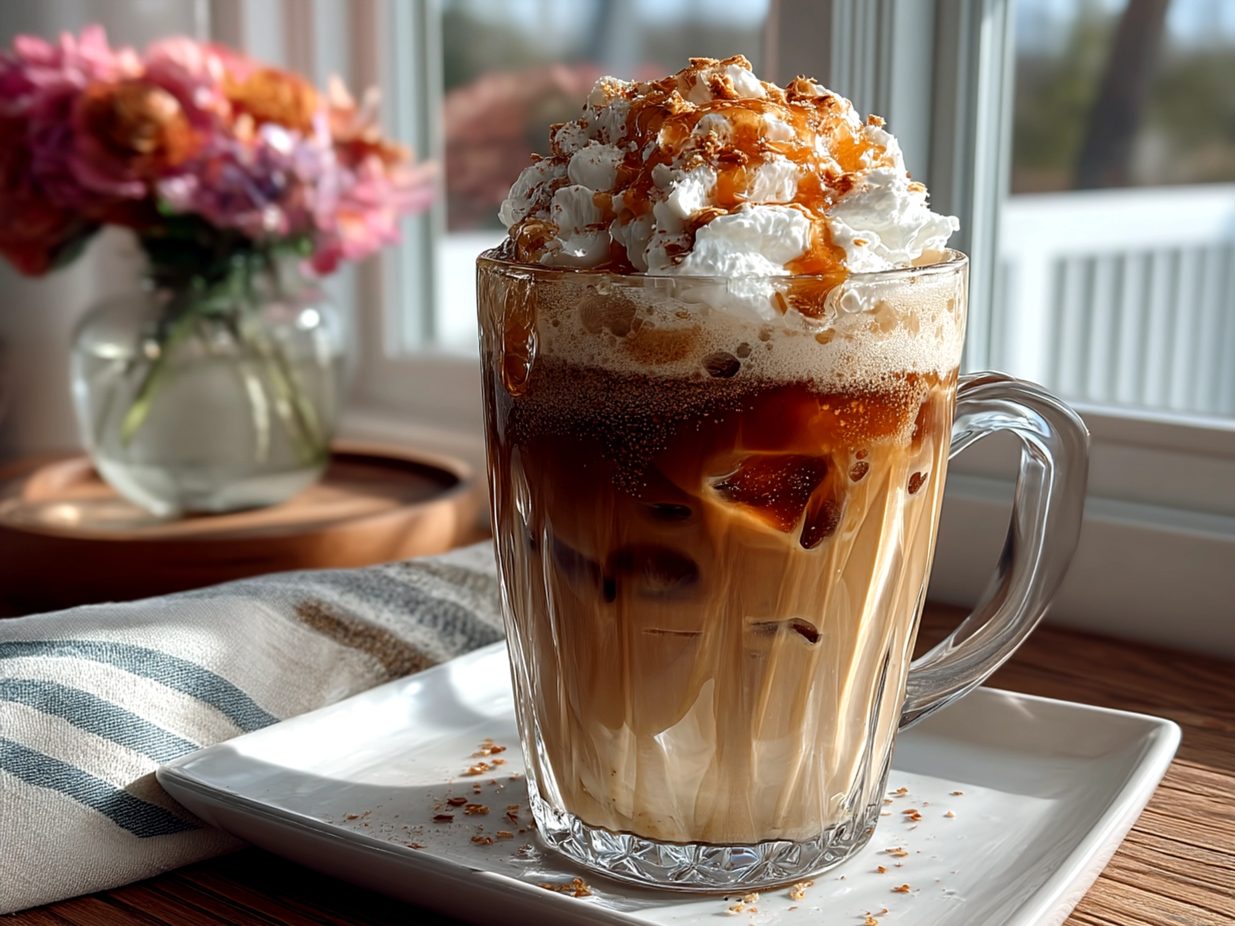 Iced Brown Sugar Oat Milk Latte