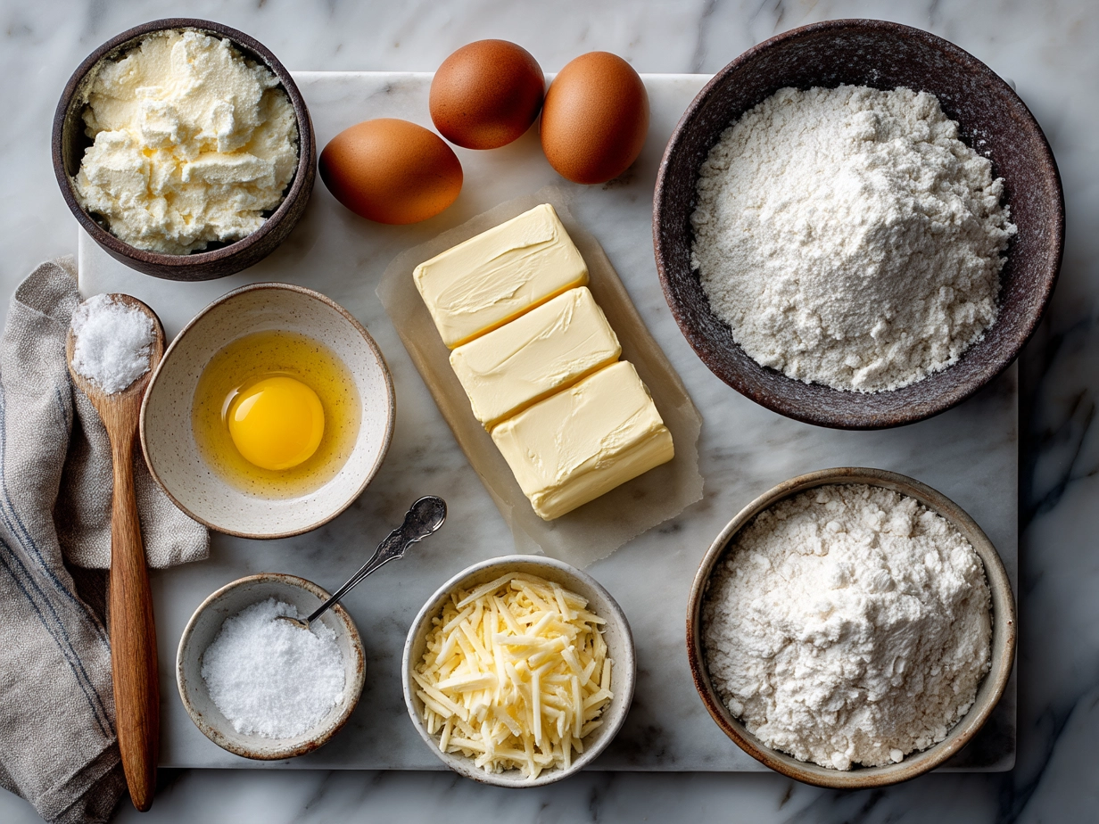 Ingredients for Kentucky Derby Cheese Straws