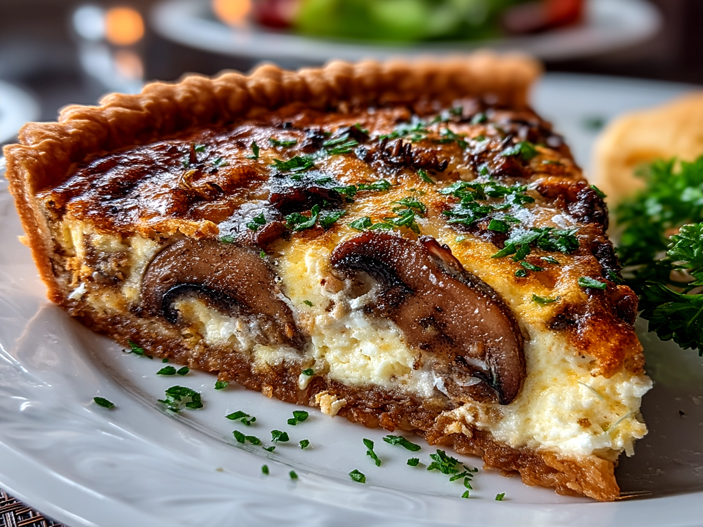 Morel Mushroom Quiche