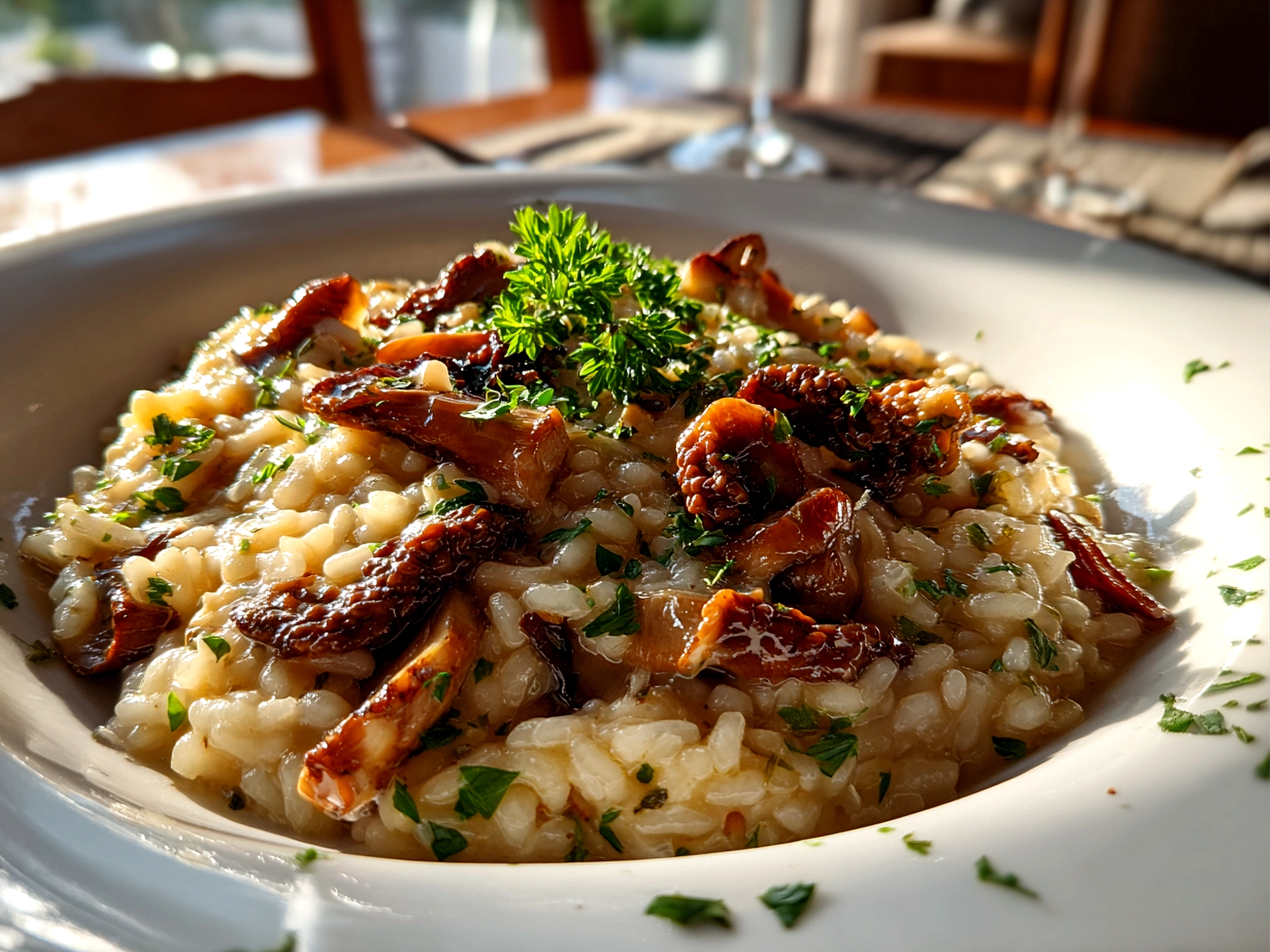 Morel Mushroom Risotto