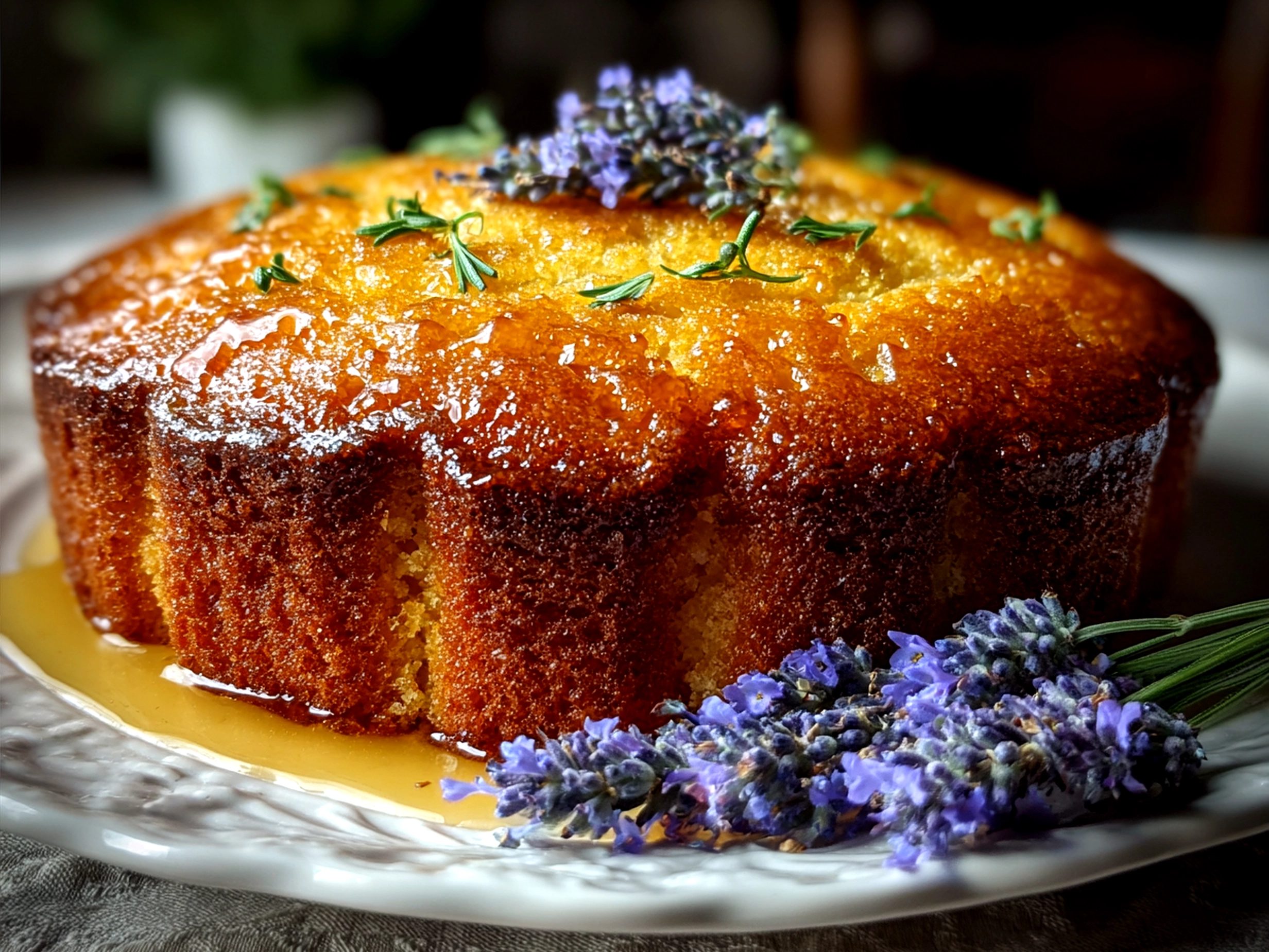 Mother's Day Honey Lavender Cake