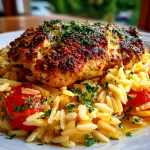 One Pan Lemon Orzo Chicken
