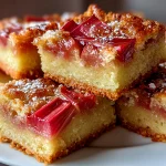 Rhubarb Custard Bars