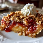 Rhubarb Oat Crisp