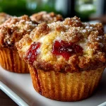 Rhubarb Streusel Muffins