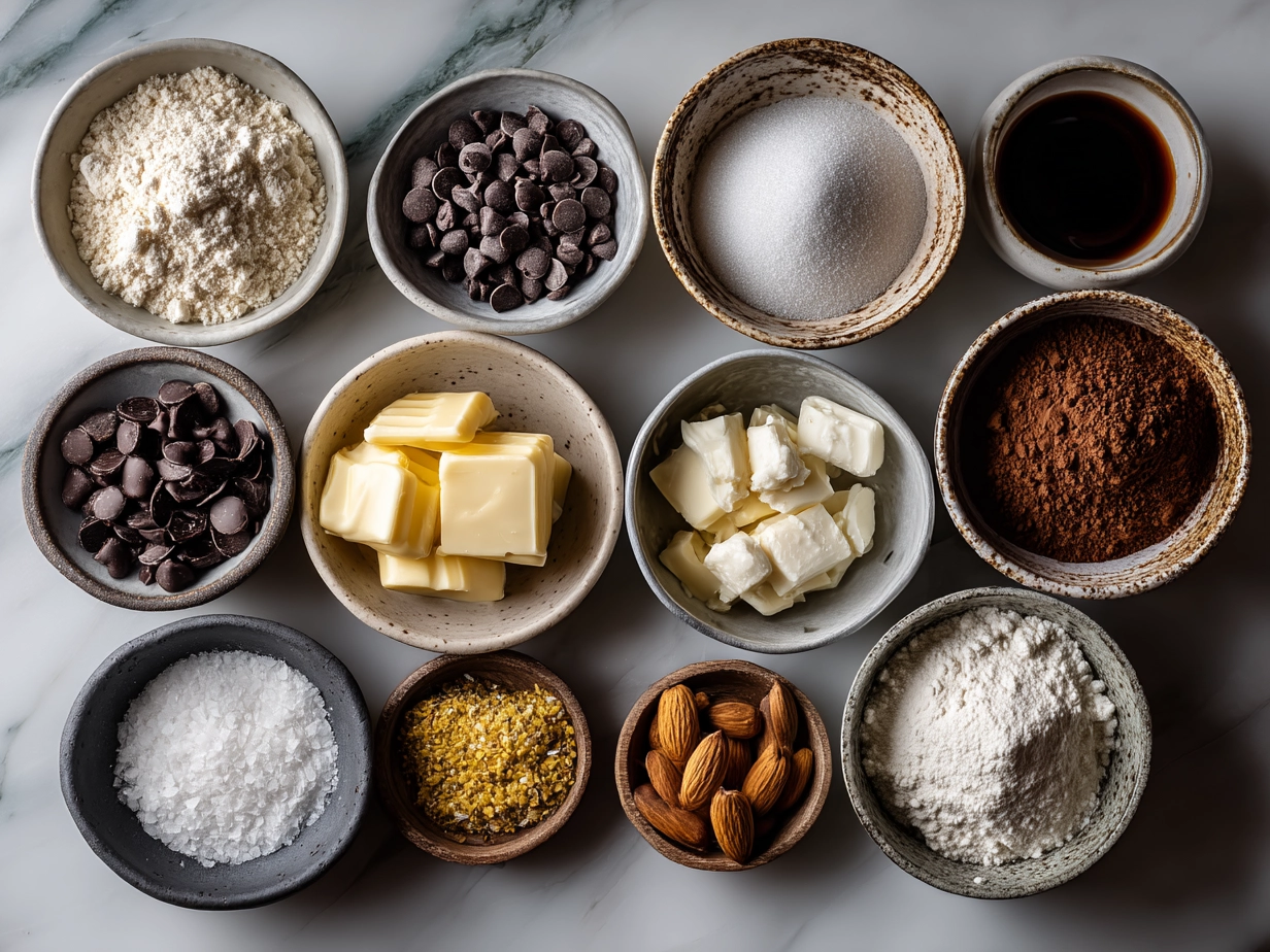 Ingredients for making Star Wars Galaxy Chocolate Bark including dark, milk, and white chocolate with Star Wars themed decorations and edible glitter