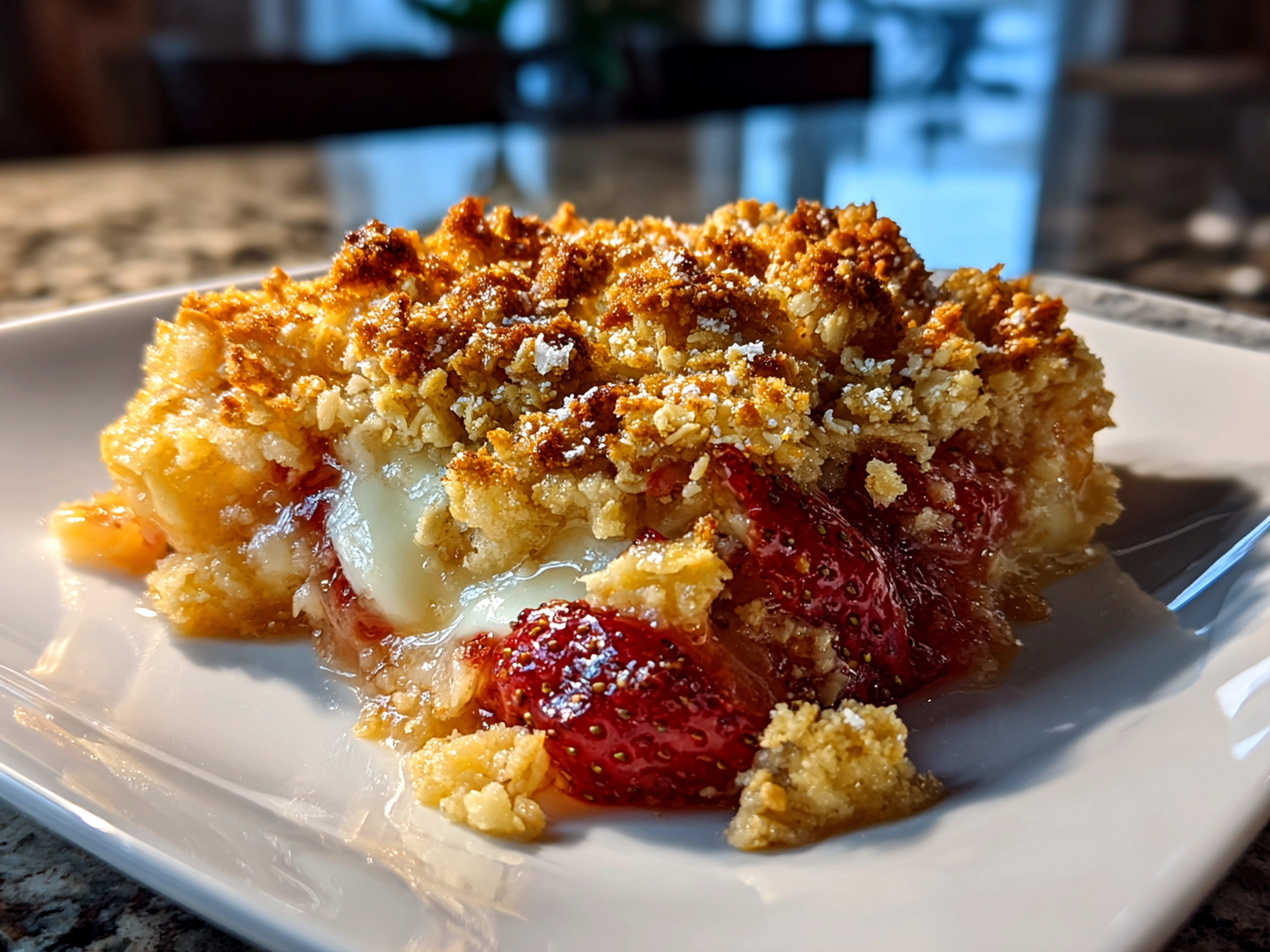 Strawberry Rhubarb Crisp
