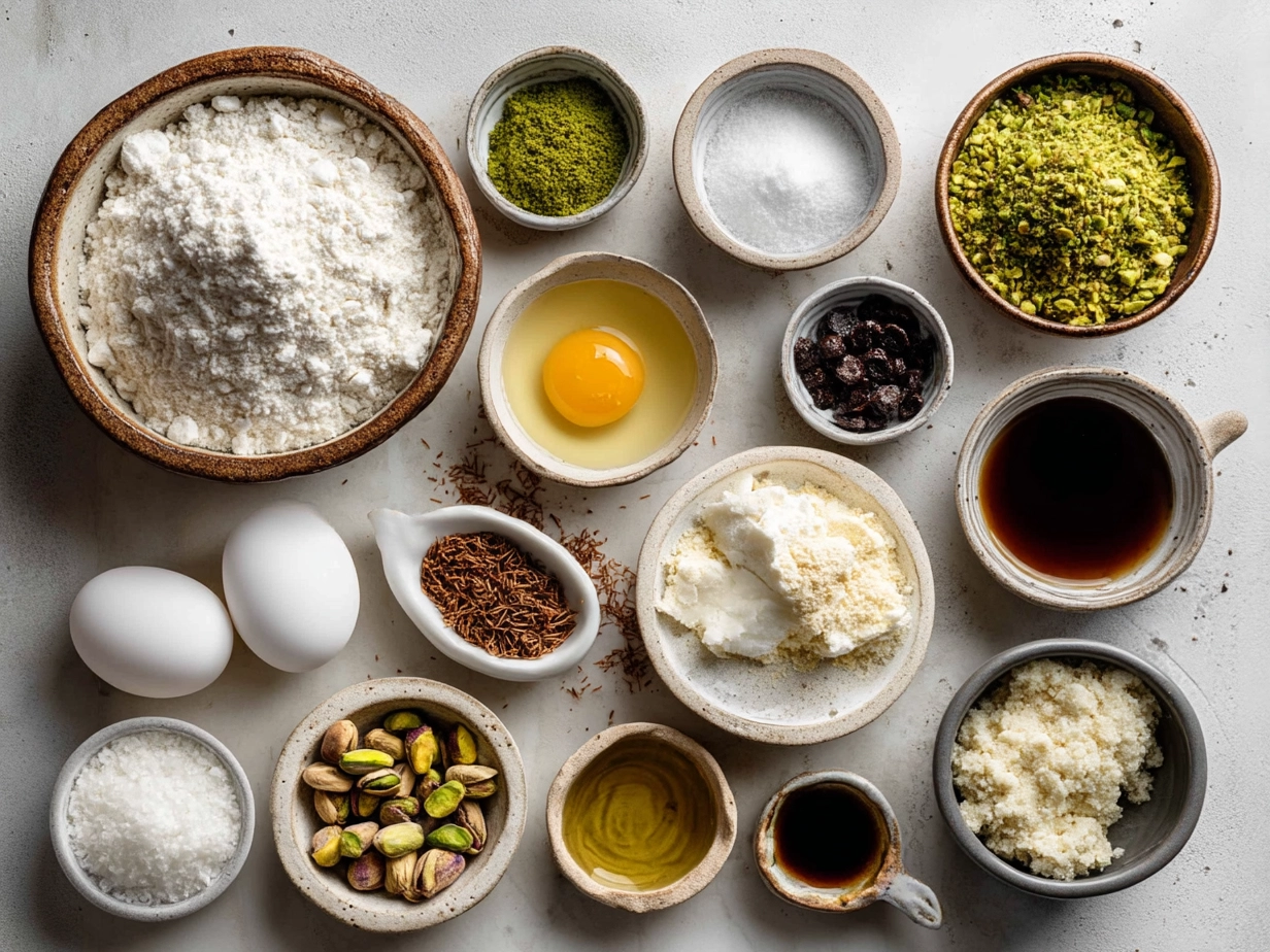 Ingredients for Viral Pistachio Croissant