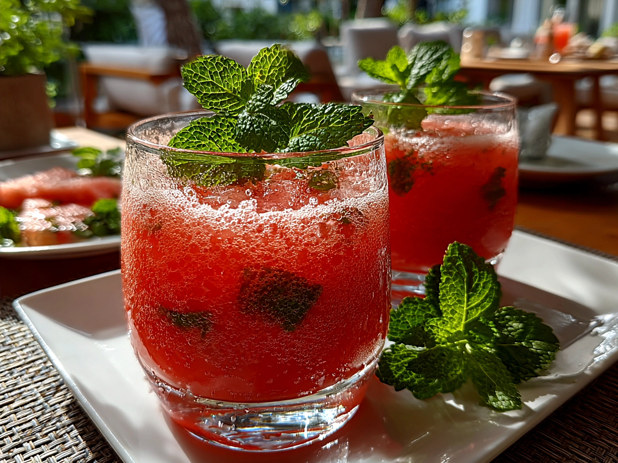 Watermelon Mint Mocktail