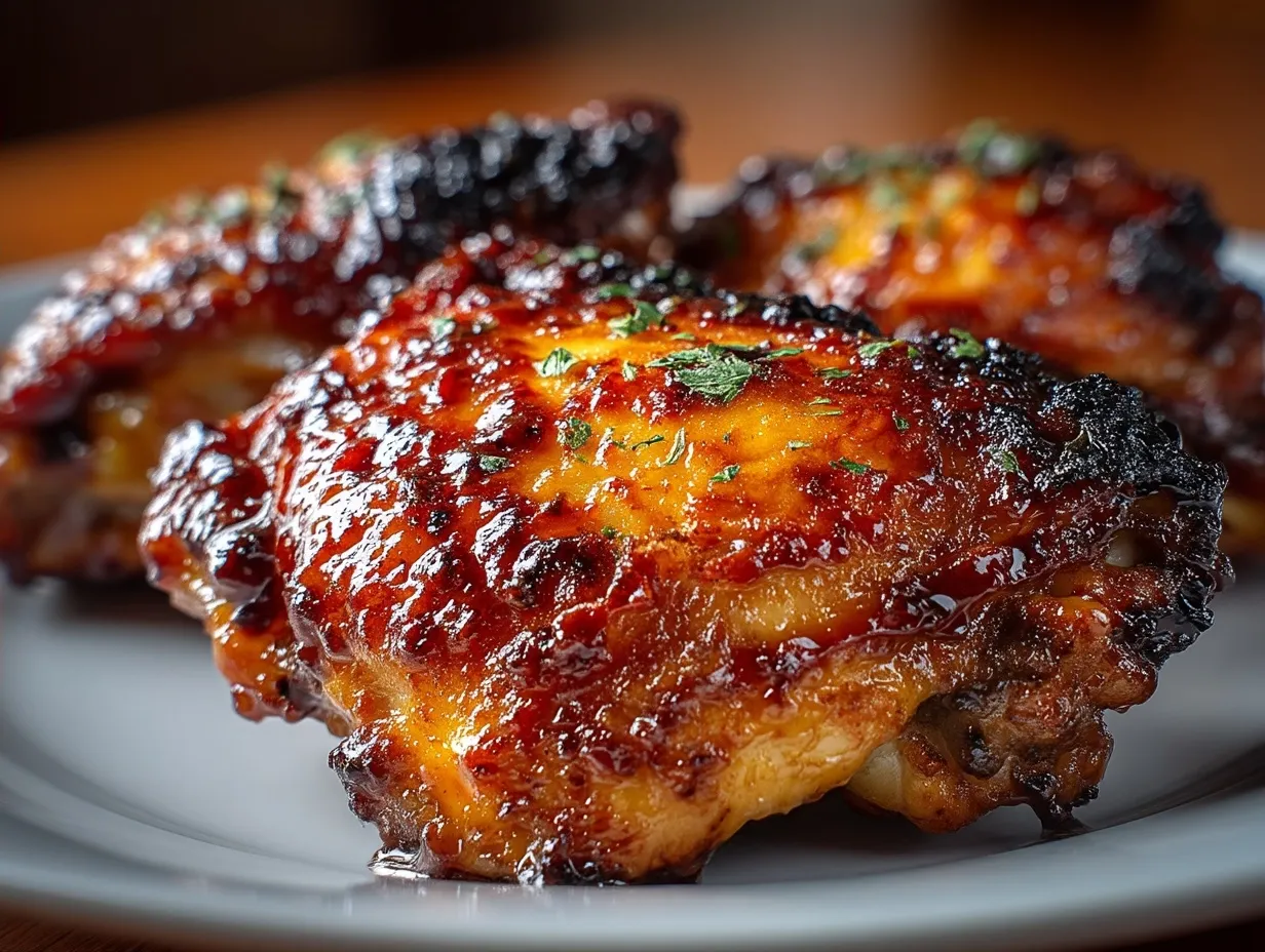 baked bbq chicken thighs