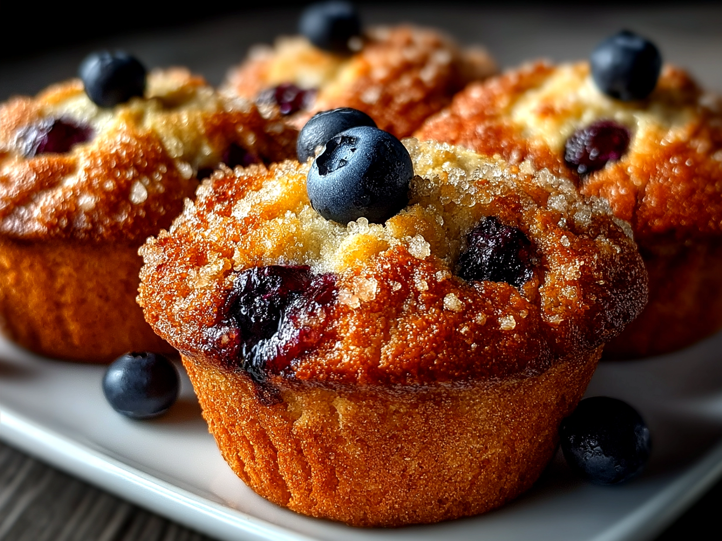 Banana Blueberry Muffins