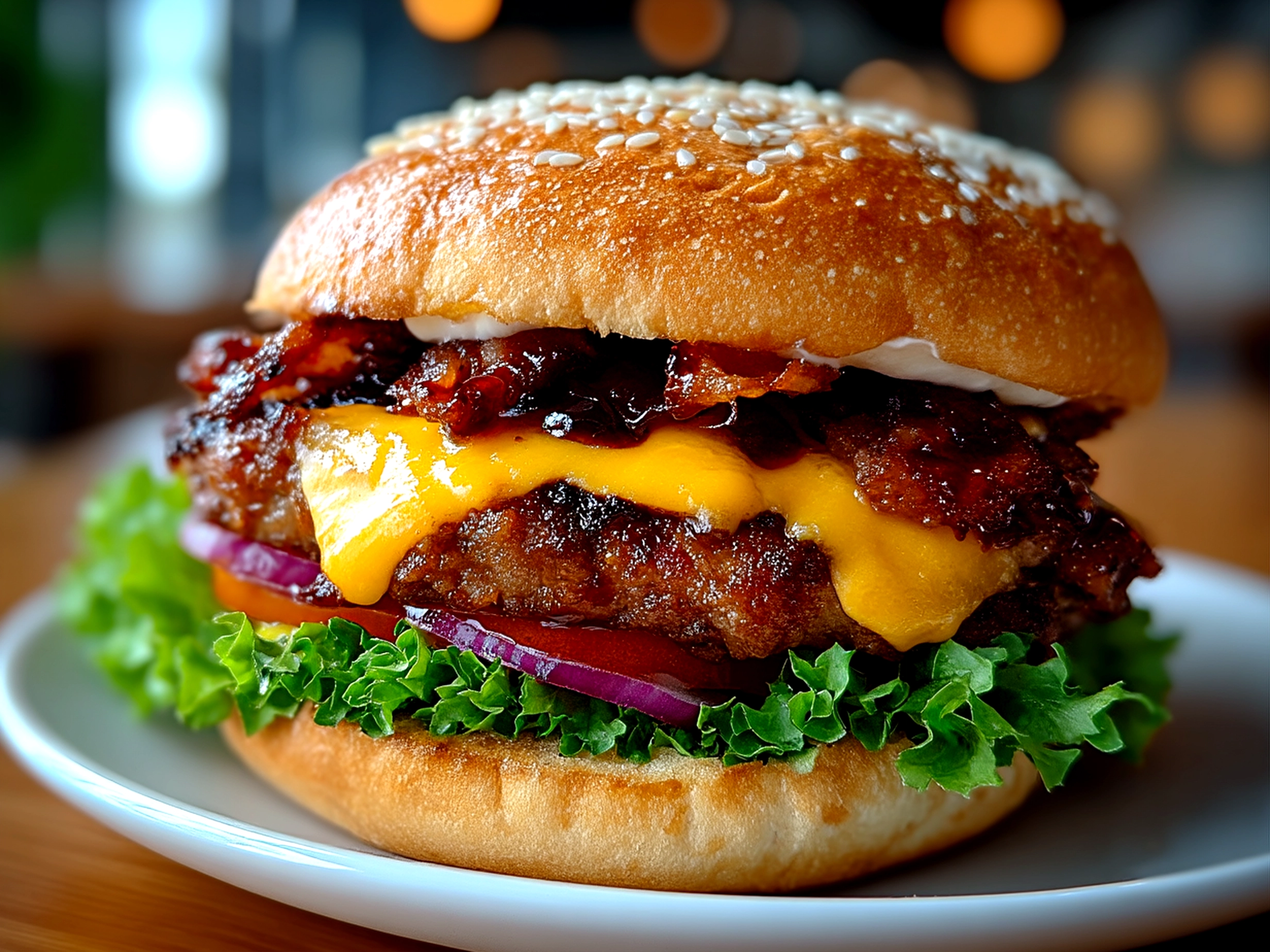 BBQ Cheddar Burger