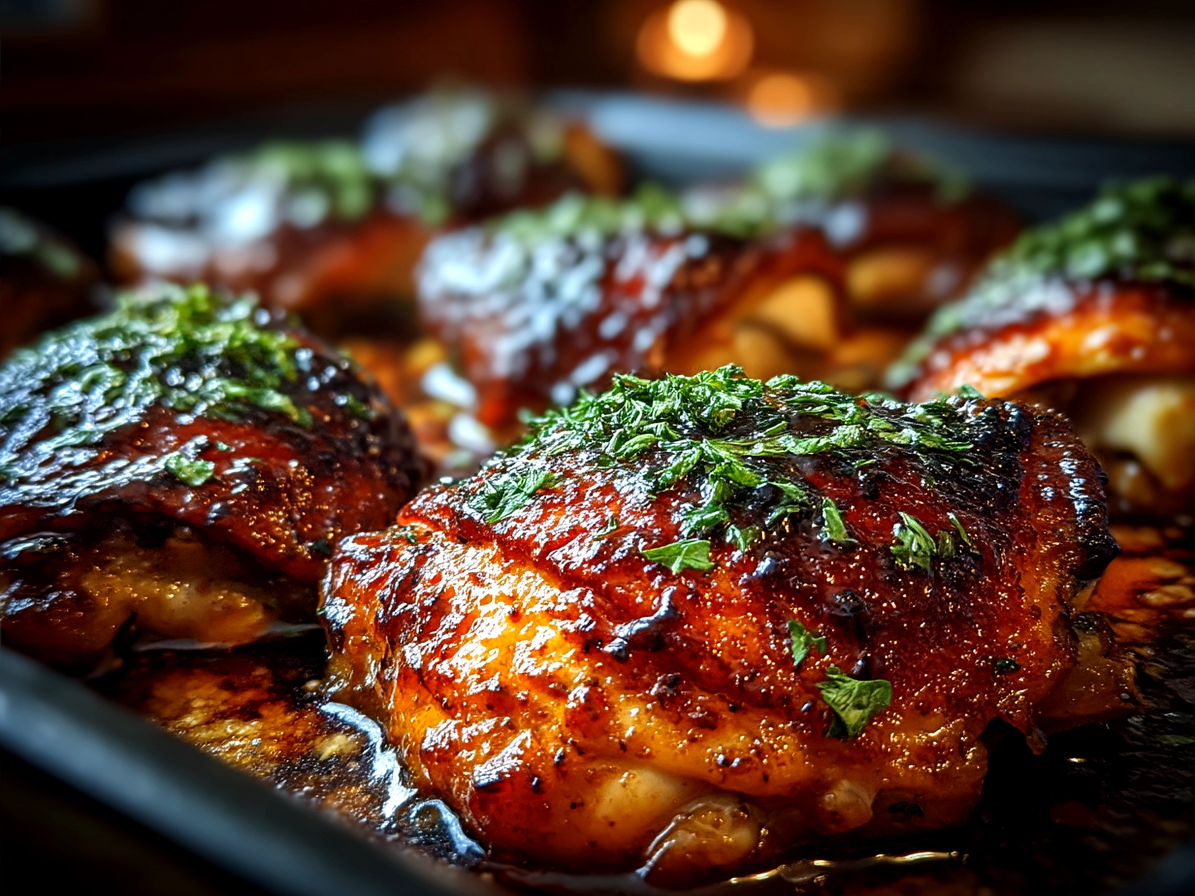 bbq chicken thighs in oven