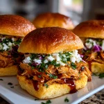 BBQ Pulled Chicken Sandwiches