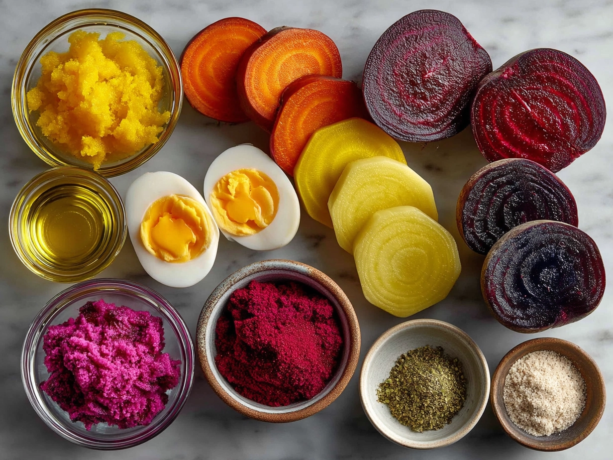 Ingredients for beet gazpacho including beets, tomatoes, cucumber, bell pepper and garlic
