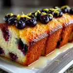 Blueberry Lemon Pound Cake with Zest