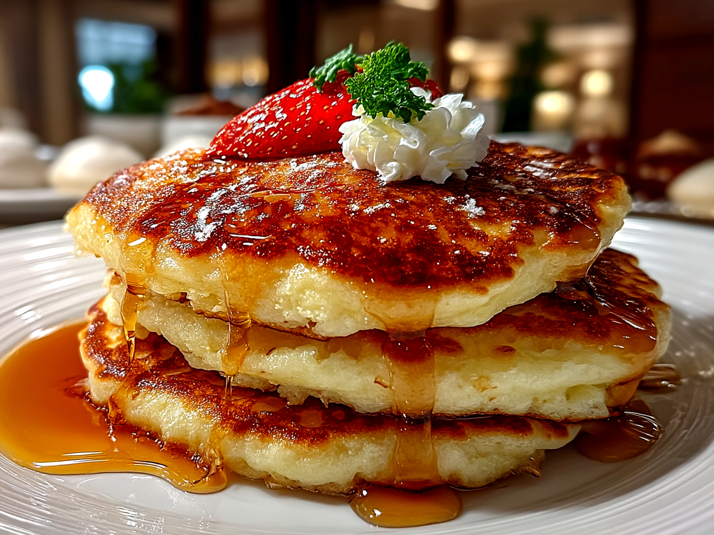 Stack of Buttermilk Pancakes ready to serve