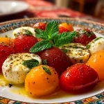 Caprese Salad with Cherry Tomatoes