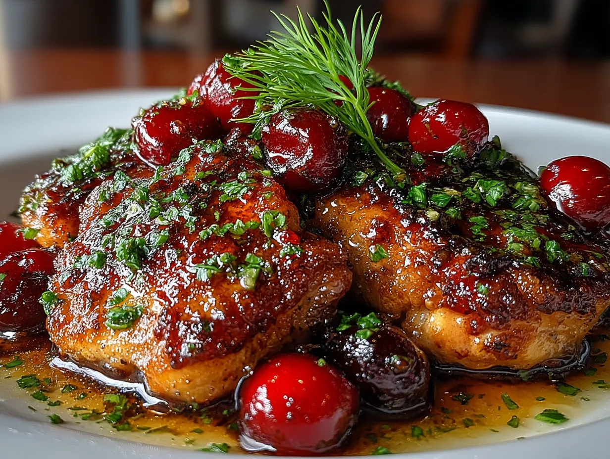 Cherry Balsamic Chicken