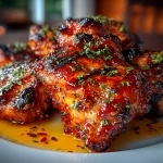 Cherry Chipotle BBQ Chicken Thighs