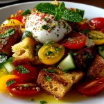 Corn Burrata Panzanella