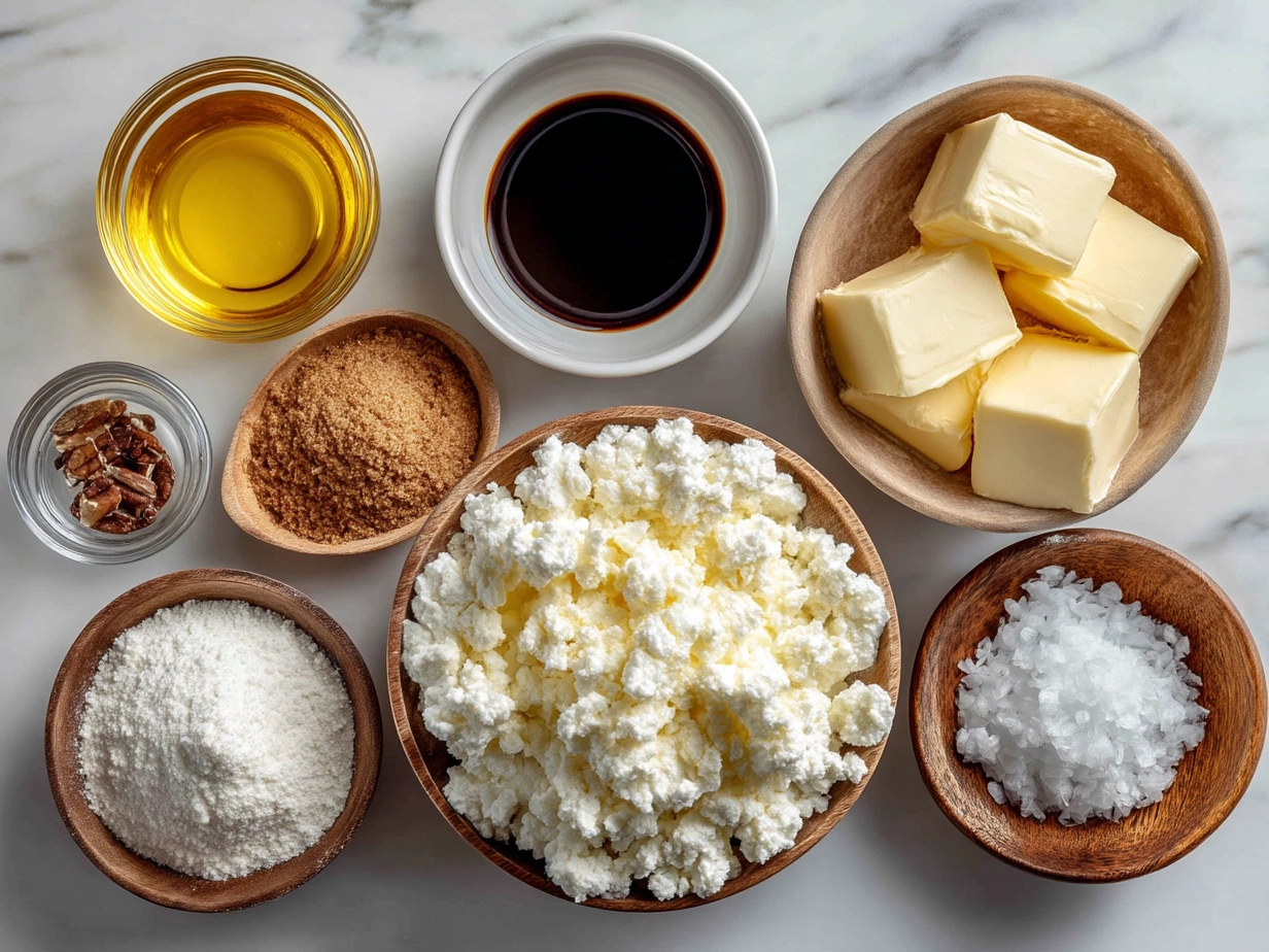 Ingredients for Cottage Cheese Flatbread Viral Recipe