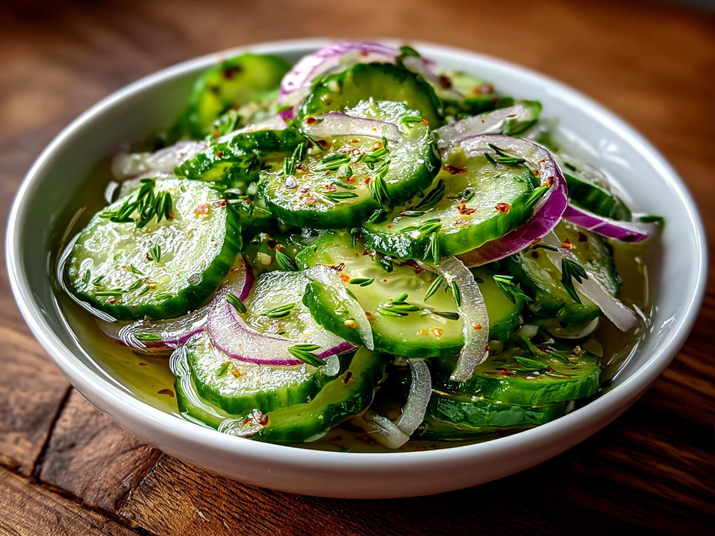cucumber onion salad vinegar