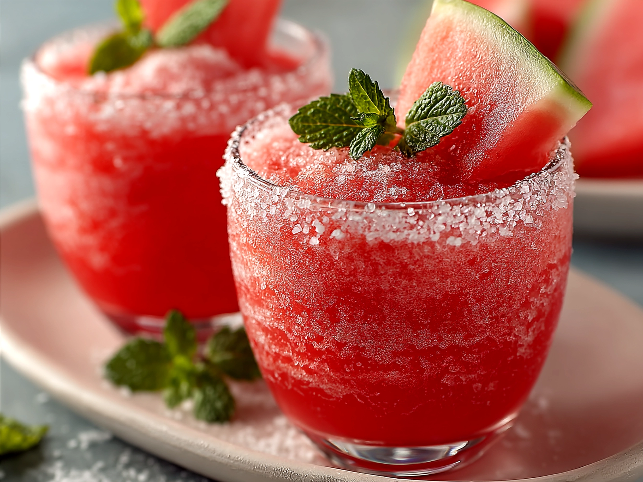 Frozen Watermelon Lemonade